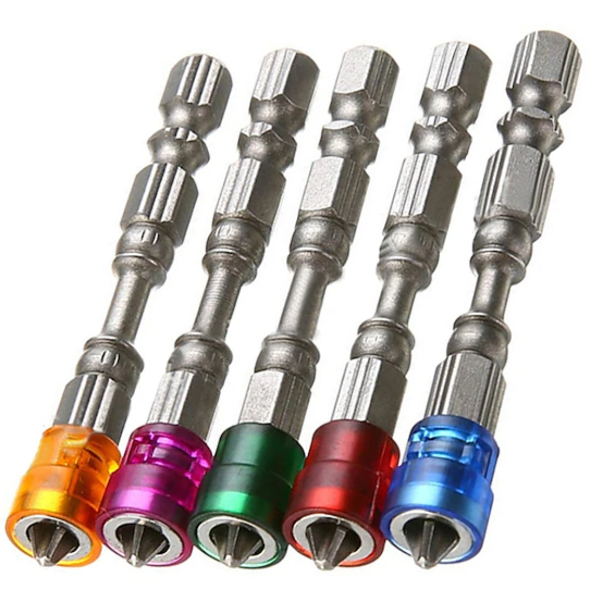 PH2 Phillips Single Head Magnetic Screwdriver Bits Anti-Slip 1/4 Inch Hex Shank Drywall Electric Screwdriver Tools
