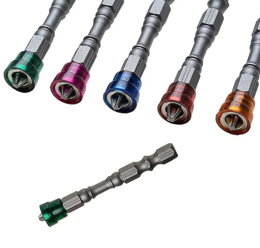 PH2 Phillips Single Head Magnetic Screwdriver Bits Anti-Slip 1/4 Inch Hex Shank Drywall Electric Screwdriver Tools