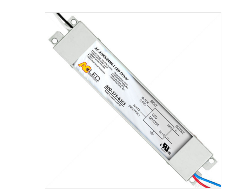 LED Driver - Dimmable - 24 Volt - 10-100 Watts Input 120-277V - For Constant Voltage Products Only - AC Electronics AC-A100VD24H4.1