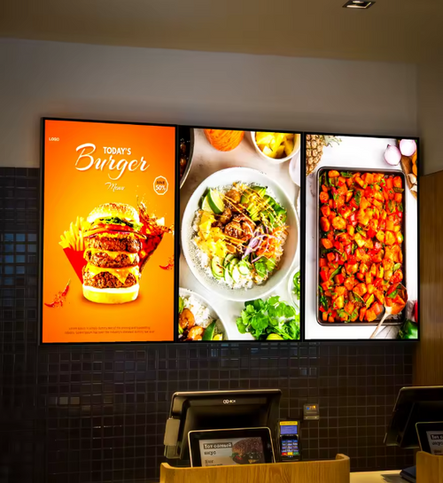 A1/A2/A3/A4 Advertising Lightbox Aluminum Poster Frame Snap Ultra Thin Advertising Metal Lighting Led Light Box